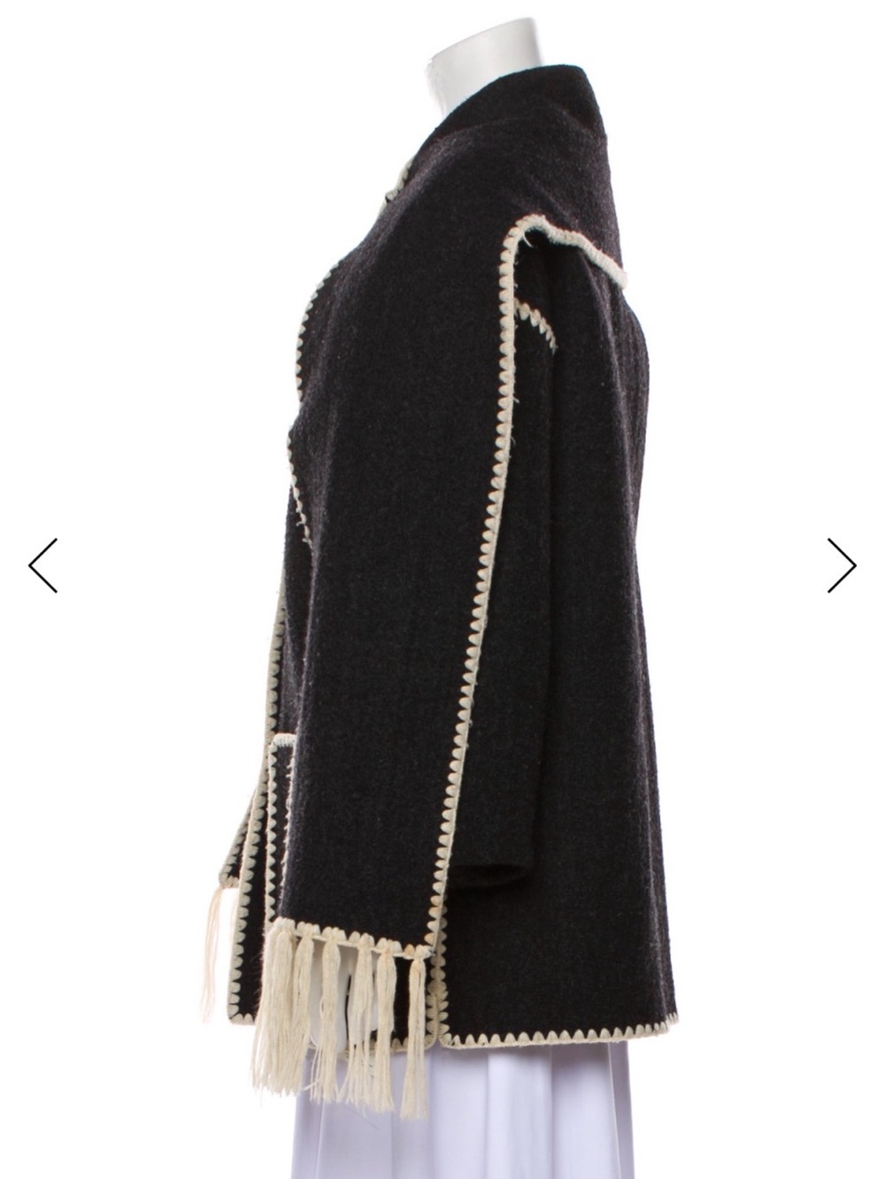 Toteme Black scarf jacket - Picture 2 of 3